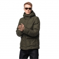 Jack Wolfskin Winter-Daunenjacke Frozen Lake (winddicht, PFC-frei, sehr warm) dunkelgrün Herren